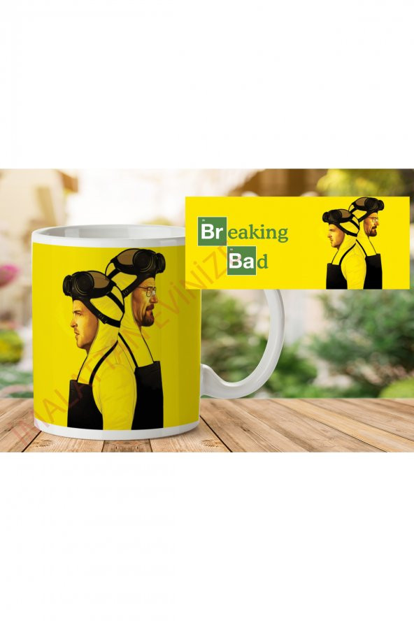 1-603 BREAKING BAD İki Tarafı Baskılı Kupa Bardak