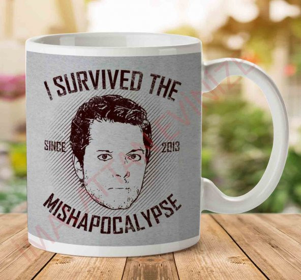 1-713 I Survived The Mishapocalypse Supernatural İki Tarafı Baskılı Kupa Bardak