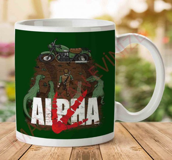 1-749 Akira Park Alpha Jurassic World Owen İki Tarafı Baskılı Kupa Bardak