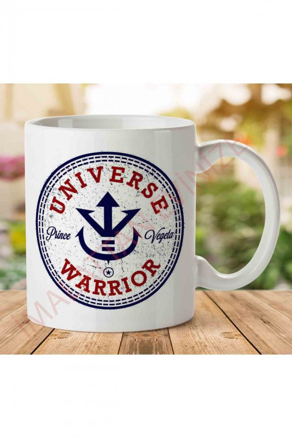 1-836 UNIVERSE WARRION İki Tarafı Baskılı Kupa Bardak