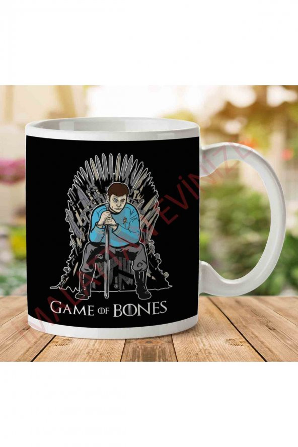 1-876 Game Of Thrones Star Trek Bones İki Tarafı Baskılı Kupa Bardak