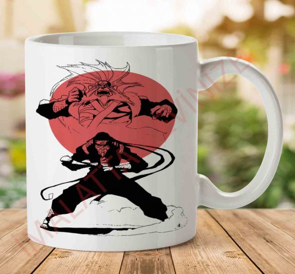 1-912 3º hogake - Naruto İki Tarafı Baskılı Kupa Bardak
