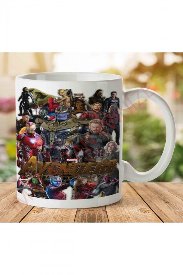 1-927 Avengers - Infinity War İki Tarafı Baskılı Kupa Bardak