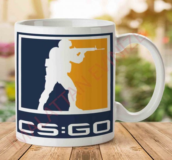1-952 CS - GO OYUN İki Tarafı Baskılı Kupa Bardak