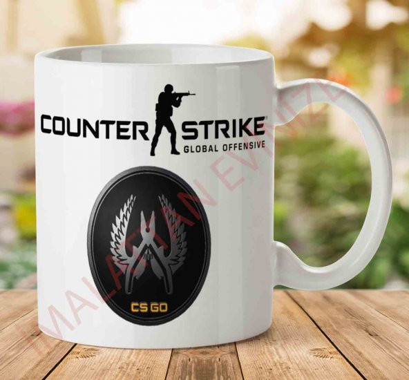 1-957 CSGOO İki Tarafı Baskılı Kupa Bardak