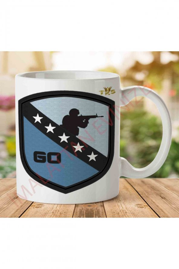1-953 CS GO FIVE STARS İki Tarafı Baskılı Kupa Bardak