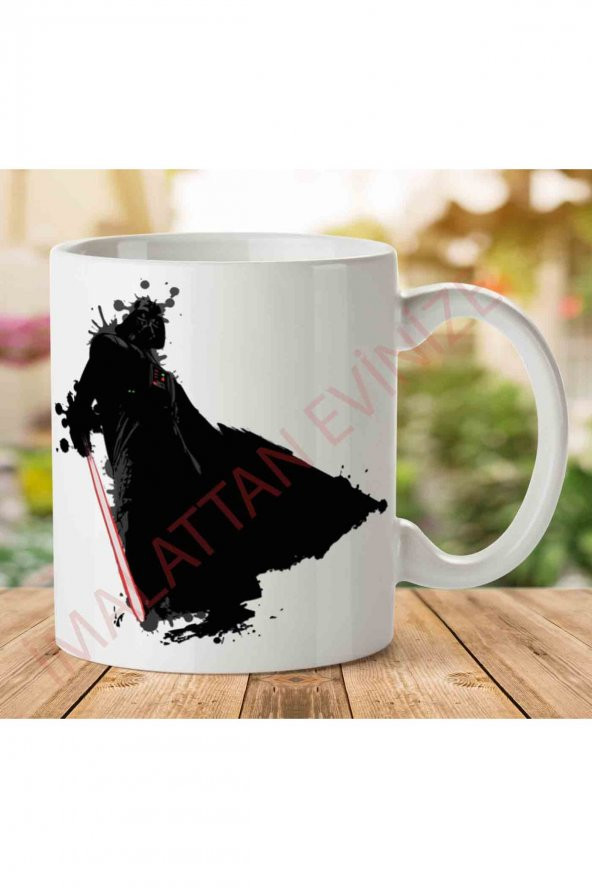 1-961Darth Vader - Star Wars İki Tarafı Baskılı Kupa Bardak