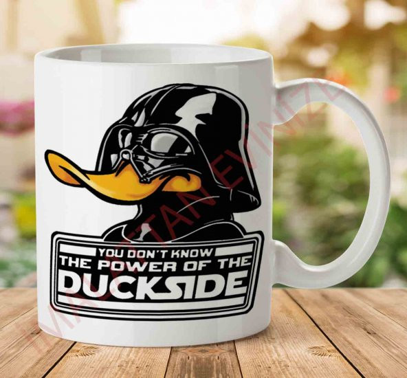 1-967 Duckside Star Wars İki Tarafı Baskılı Kupa Bardak