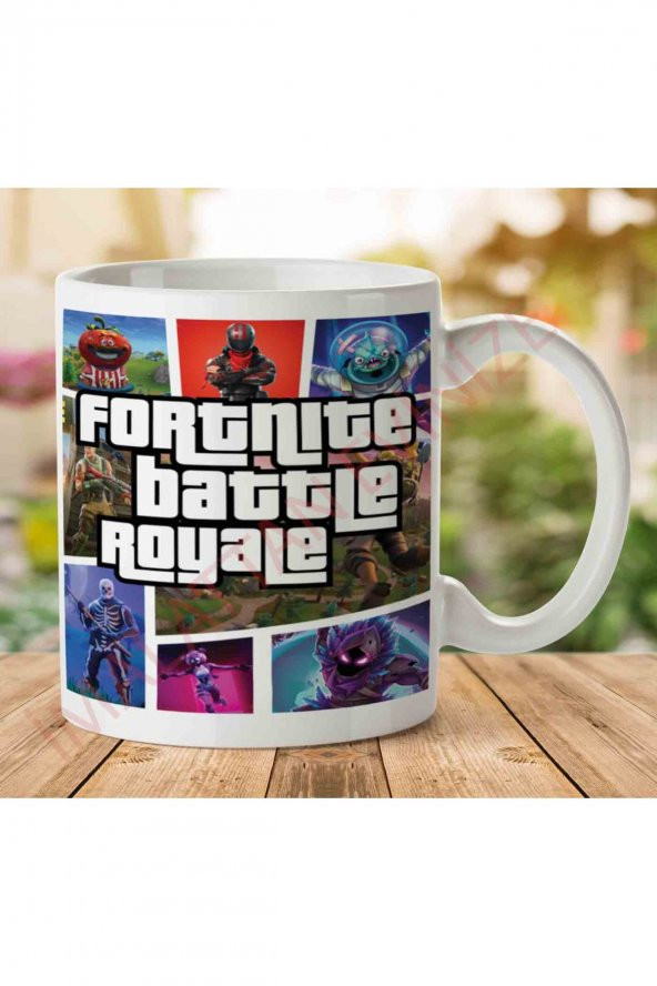 1-994 Fortnite GTA İki Tarafı Baskılı Kupa Bardak