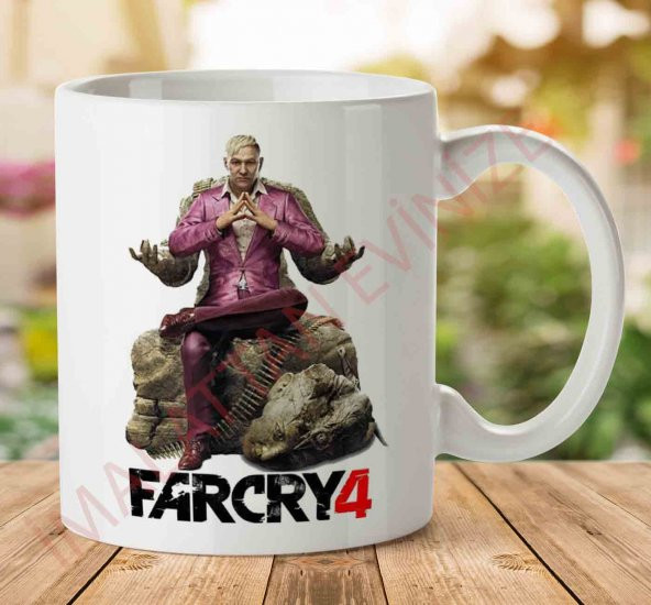 A2391 Far Cry İki Tarafı Baskılı Kupa Bardak