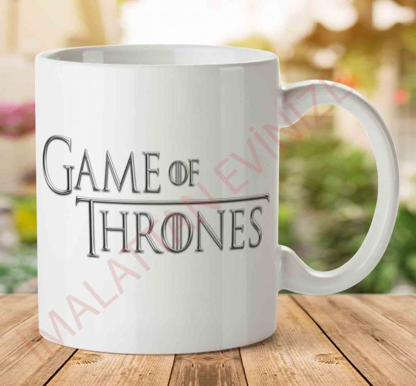A2405 Game of Thrones Logo İki Tarafı Baskılı Kupa Bardak