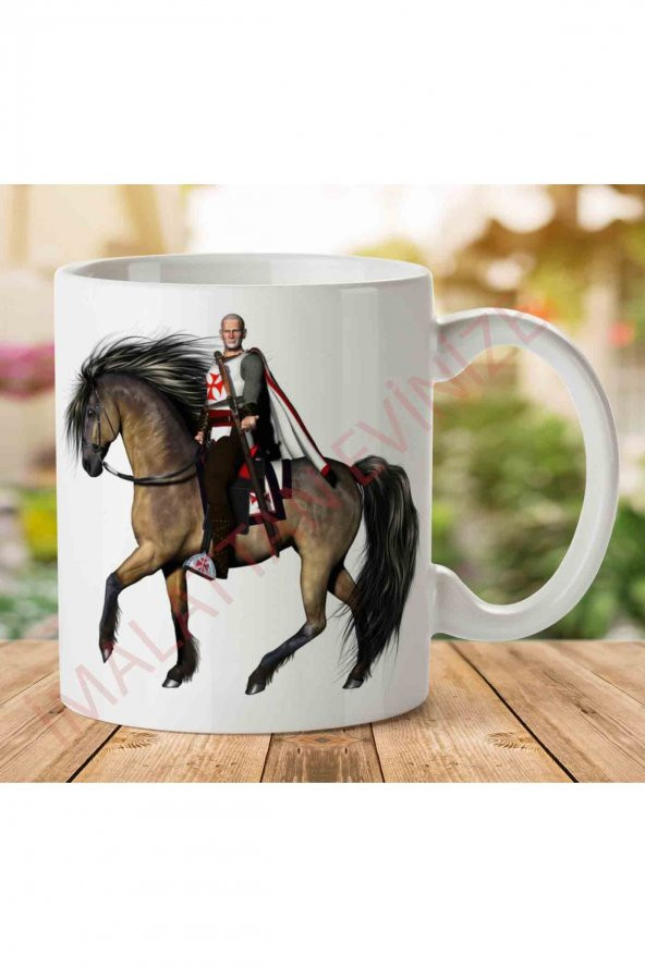 A2431 Knight İki Tarafı Baskılı Kupa Bardak