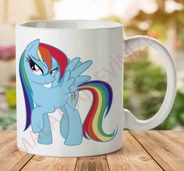 A2472 My Little Pony İki Tarafı Baskılı Kupa Bardak