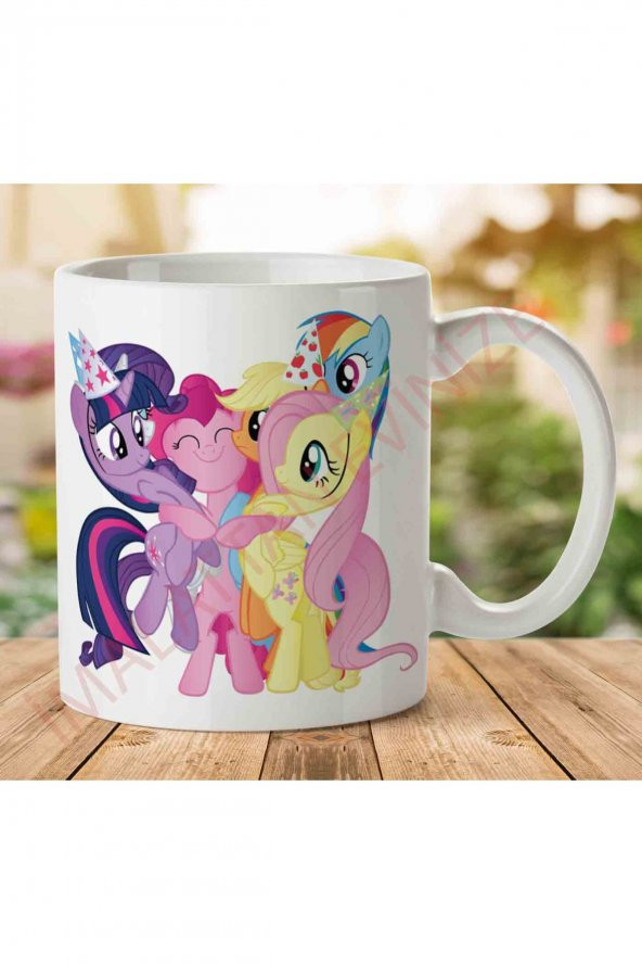 A2476 My Little Pony İki Tarafı Baskılı Kupa Bardak