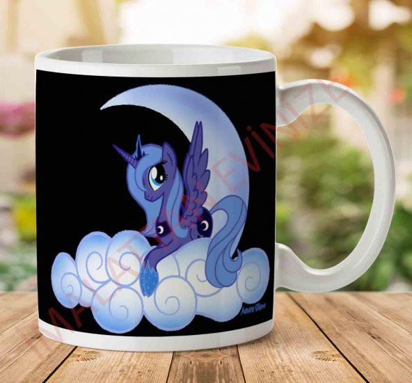 A2479 My-Little-Pony-Transparentjpeg İki Tarafı Baskılı Kupa Bardak