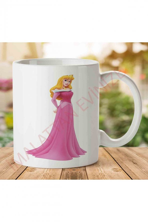 A2552 Sleeping Beauty İki Tarafı Baskılı Kupa Bardak