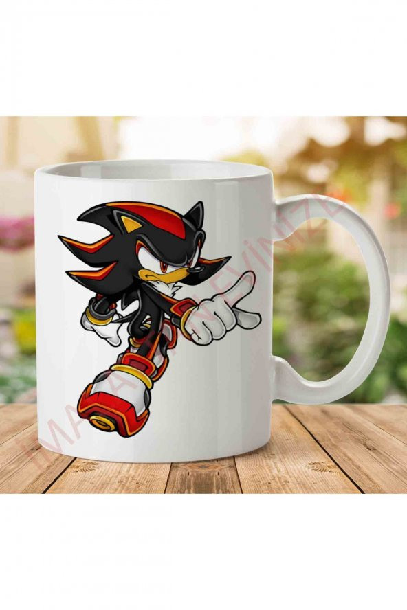 A2566 Sonic İki Tarafı Baskılı Kupa Bardak