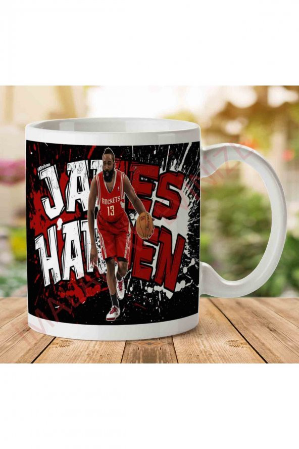 A2626 En Çok Satılan James Harden İki Tarafı Baskılı Kupa Bardak