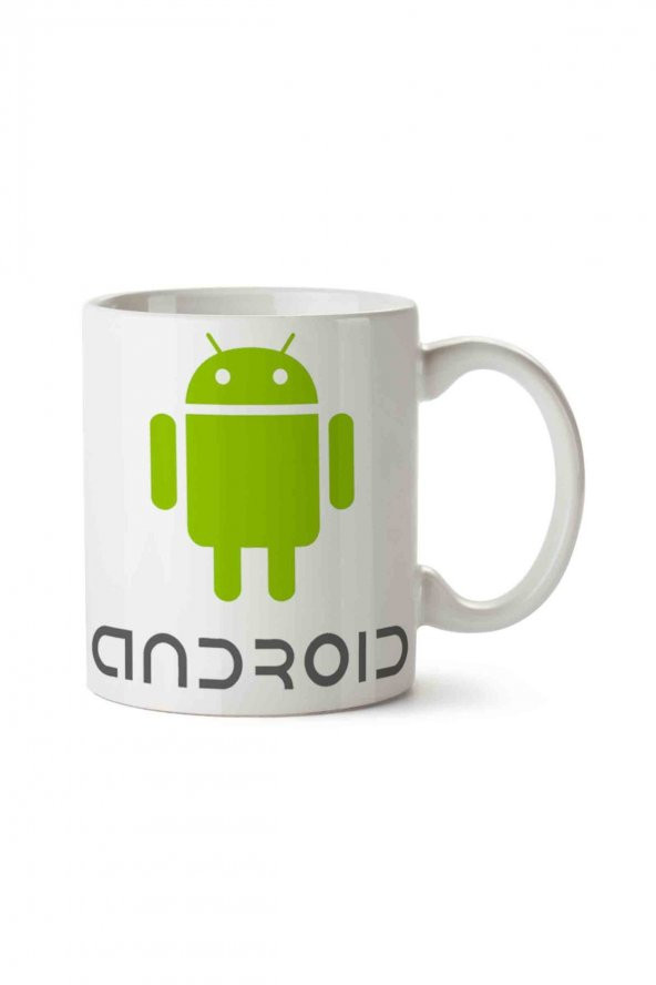 Android İki Tarafı Baskılı Kupa Bardak