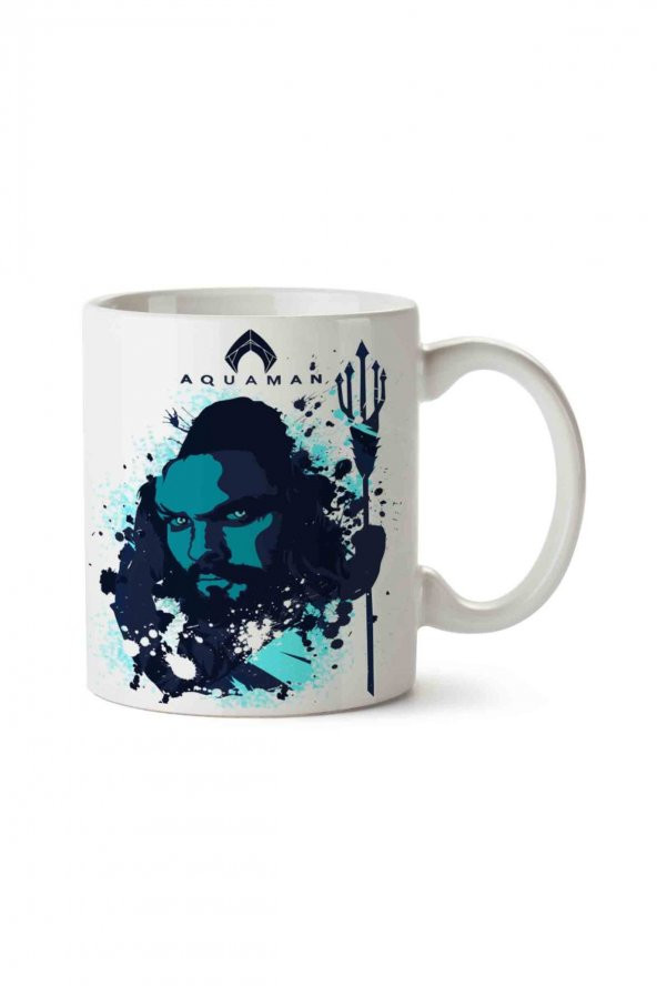 Arthur Curry Silhouette  2 İki Tarafı Baskılı Kupa Bardak