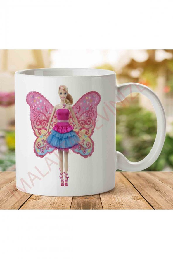 Barbie-Doll-PNG-Picture İki Tarafı Baskılı Kupa Bardak