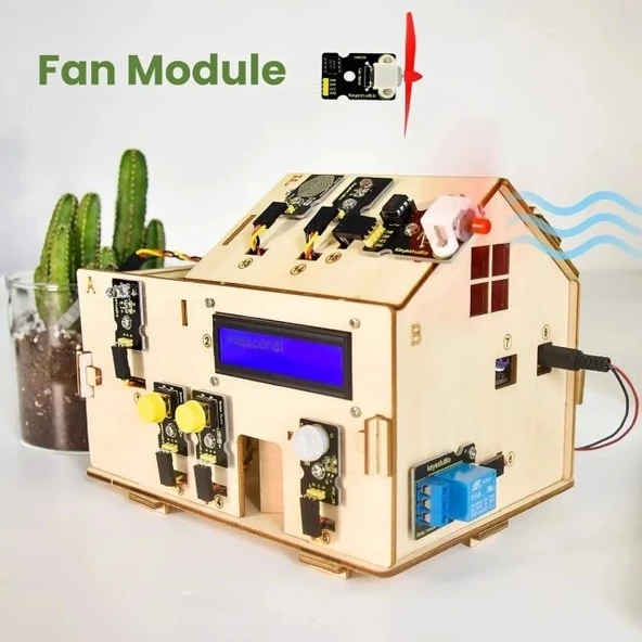 KEYESTUDIO Akıllı Ev Başlangıç Seti - Arduino - Uno R3 - Kodlama Kiti - 6