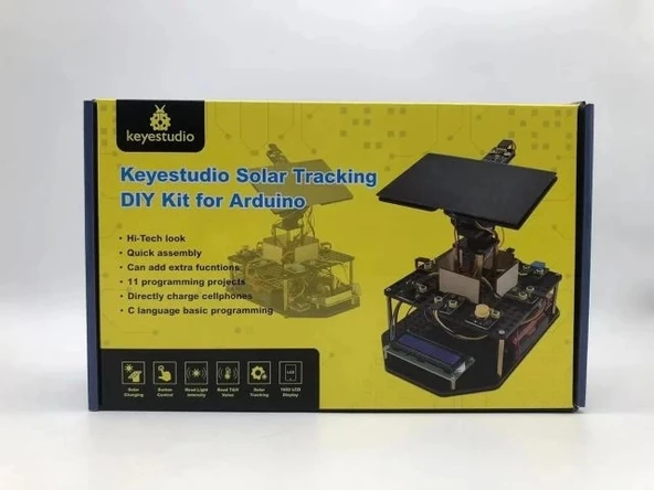 KEYESTUDIO DIY Güneş Takip Elektronik Kiti - Arduino, Akıllı Telefon Şarj Modülü - 8