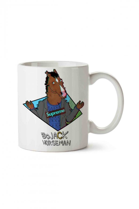 Bojack Horseman 3 İki Tarafı Baskılı Kupa Bardak