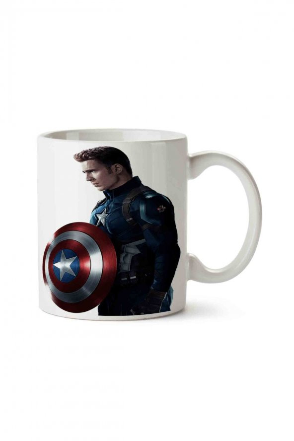 Captain America 2 İki Tarafı Baskılı Kupa Bardak