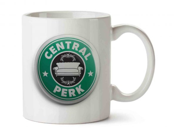 Central Perk Friends Starbucks Coffe İki Tarafı Baskılı Kupa Bardak