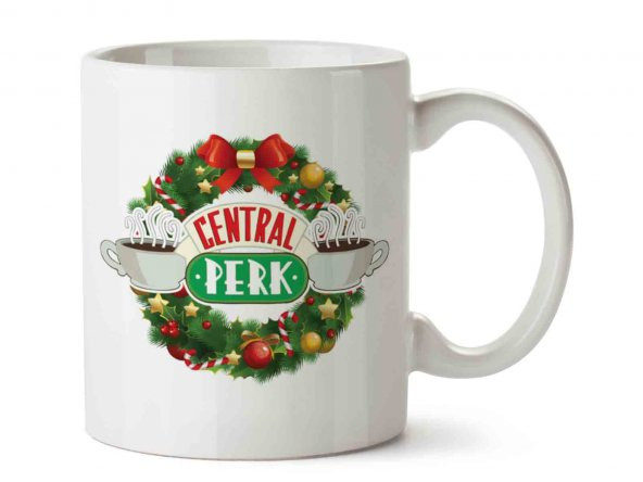 Central Perk İki Tarafı Baskılı Kupa Bardak