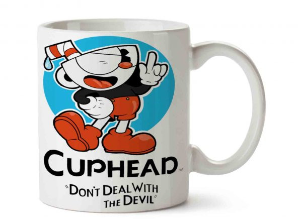 Cuphead Dont Deal With The Devil 2 İki Tarafı Baskılı Kupa Bardak