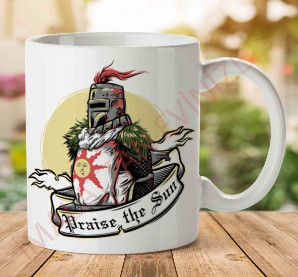 Dark Souls Paise The Sun İki Tarafı Baskılı Kupa Bardak