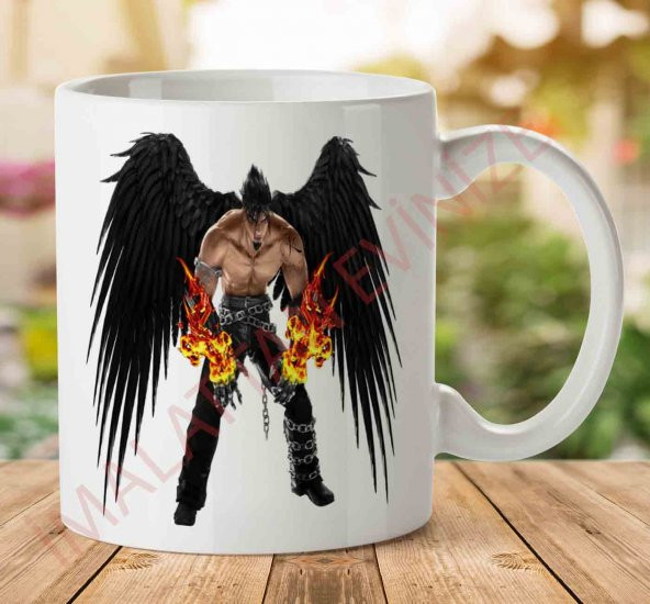 Dark-Angel-Free-PNG-Image İki Tarafı Baskılı Kupa Bardak