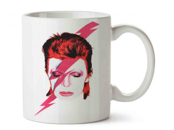 Dawid Bowie 2 İki Tarafı Baskılı Kupa Bardak
