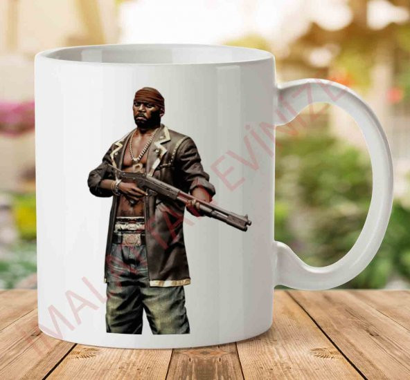 Dead-Island-PNG-Clipart İki Tarafı Baskılı Kupa Bardak