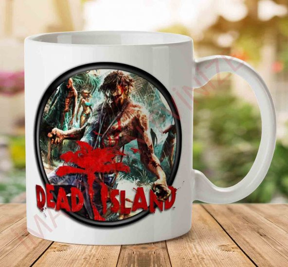 Dead-Island-PNG İki Tarafı Baskılı Kupa Bardak
