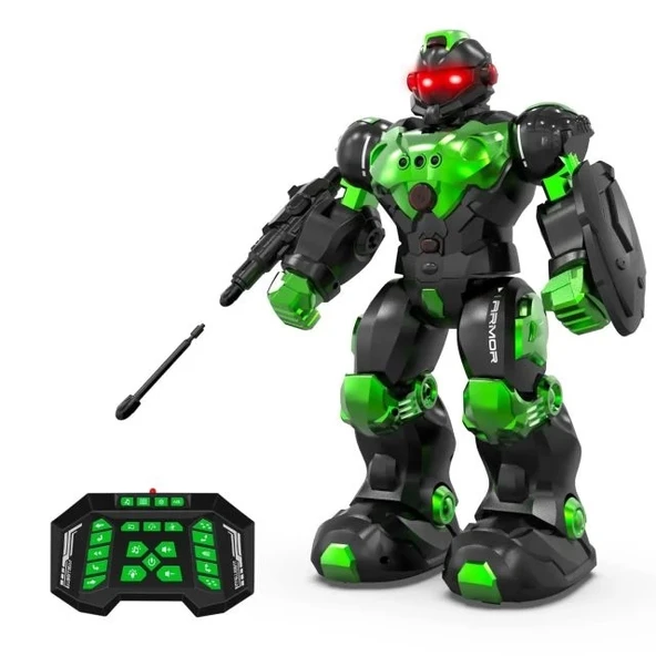 STEMTRON Programlanabilir Uzaktan Kumandalı Robot - Yeşil