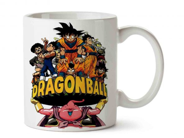 Dragonball İki Tarafı Baskılı Kupa Bardak