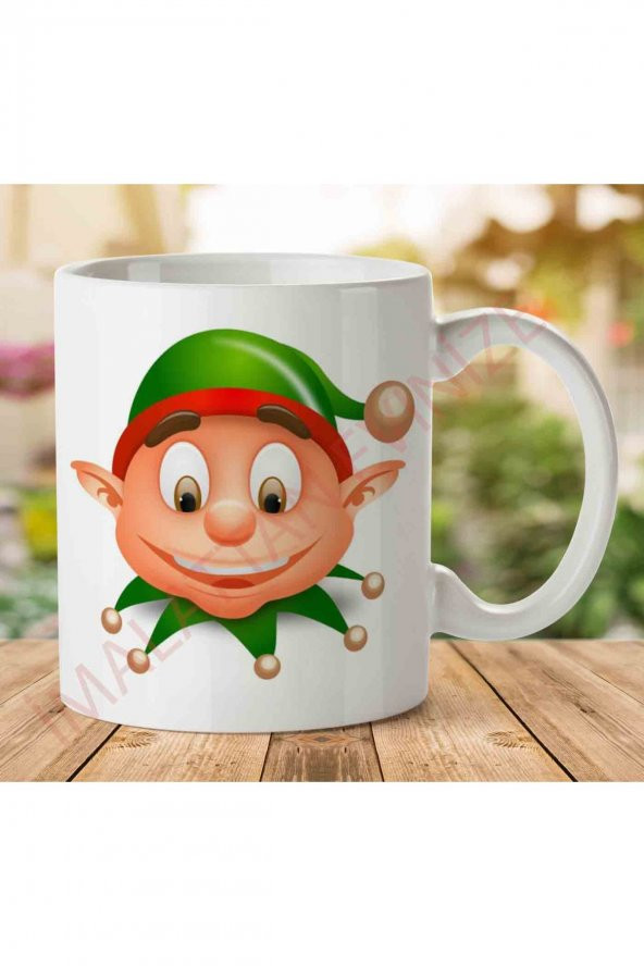 Elf-PNG-Picture İki Tarafı Baskılı Kupa Bardak