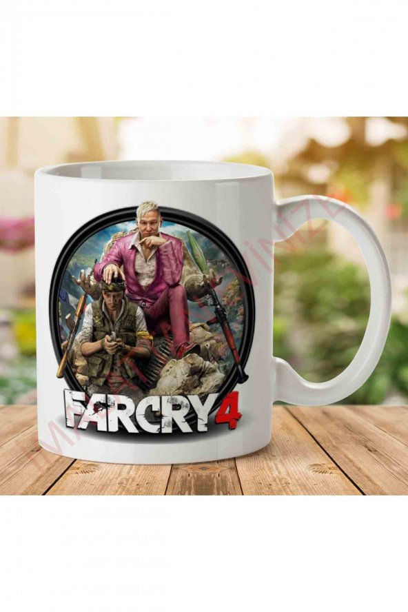 Far-Cry-PNG-Image İki Tarafı Baskılı Kupa Bardak