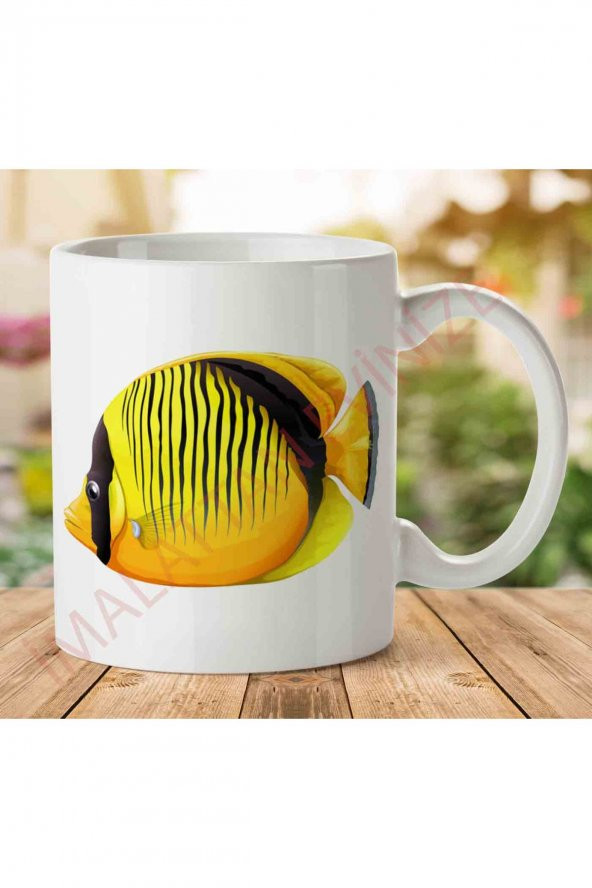 Fish-PNG-14 İki Tarafı Baskılı Kupa Bardak