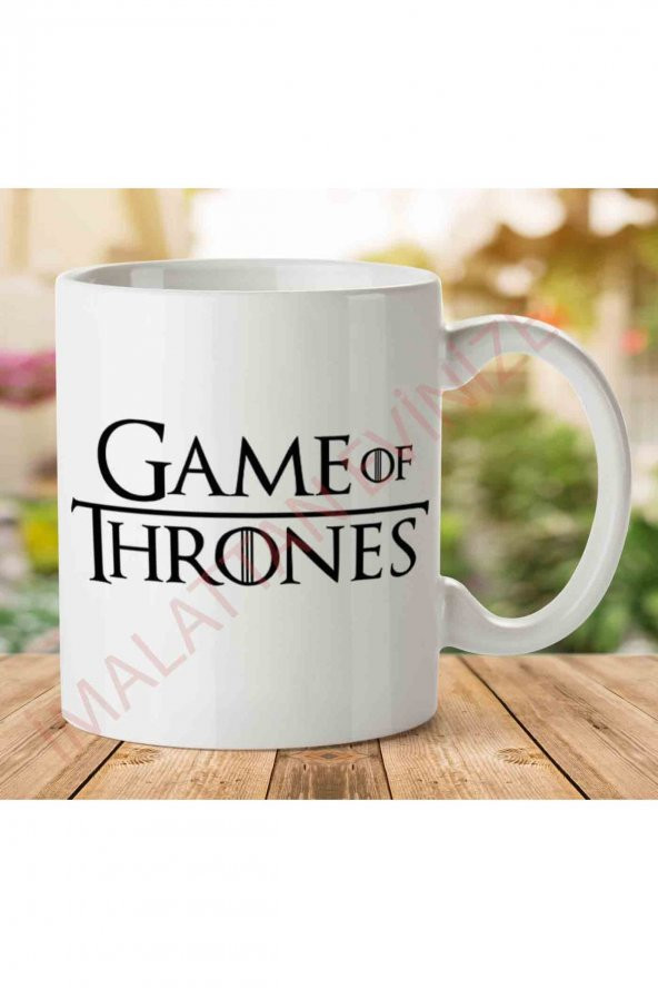 Game-of-Thrones-Logo-PNG-Picture İki Tarafı Baskılı Kupa Bardak - 1