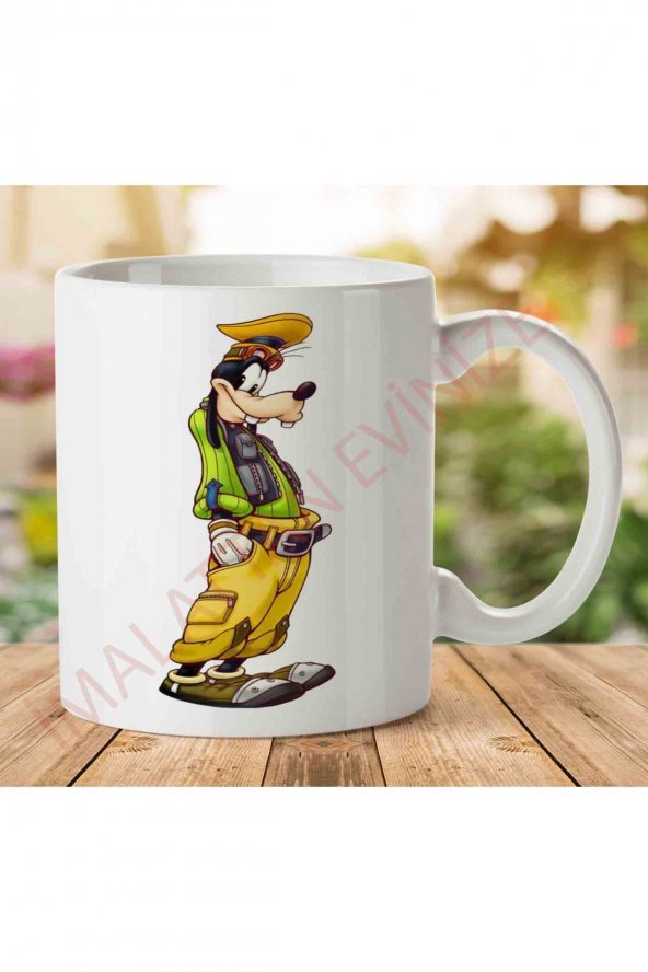 Goofy-PNG-Clipart İki Tarafı Baskılı Kupa Bardak