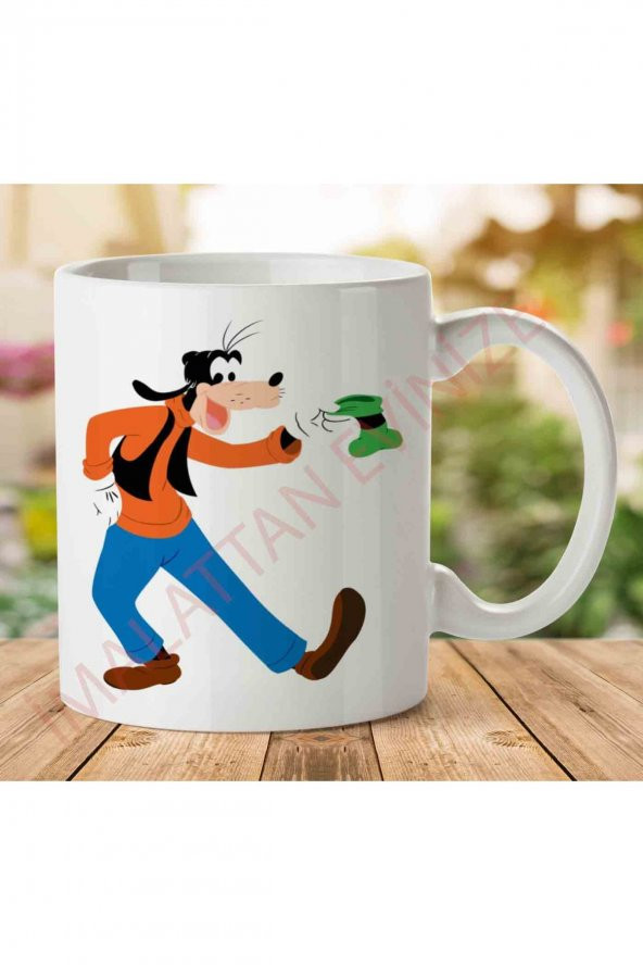 Goofy-PNG-Pic İki Tarafı Baskılı Kupa Bardak
