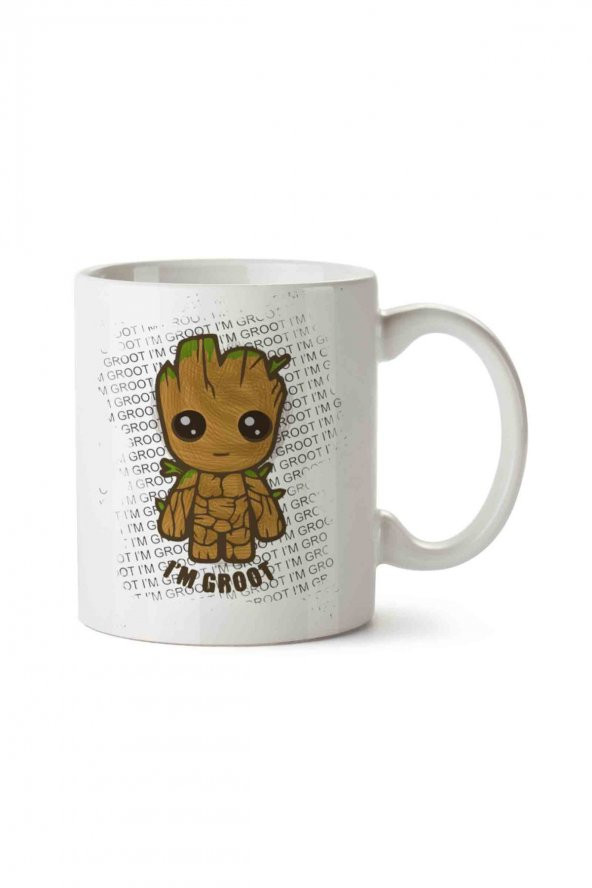 Groot Im Groot İki Tarafı Baskılı Kupa Bardak