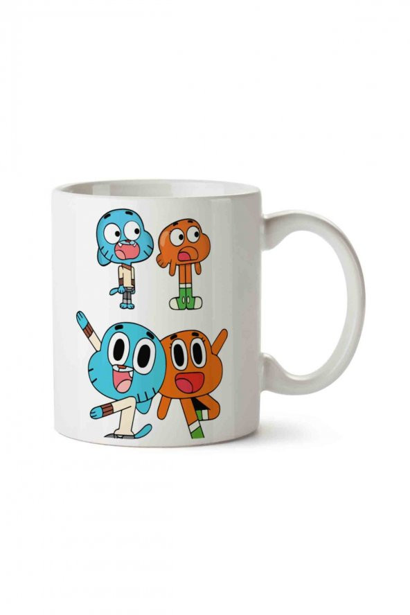 Gumball Cartoon Network İki Tarafı Baskılı Kupa Bardak
