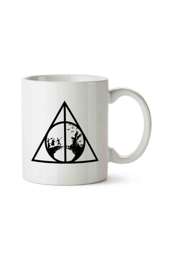 Harry Potter Ölüm Yadigarları İki Tarafı Baskılı Kupa Bardak - 1