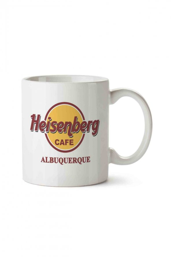 Heisenberg Cafe Hard Rock İki Tarafı Baskılı Kupa Bardak