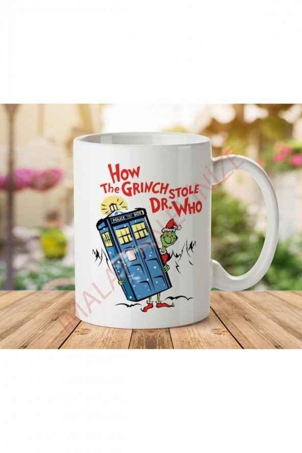 how-the-grinch-stole-dr-who-on-light-mugs İki Tarafı Baskılı Kupa Bardak